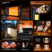 【World premiere】OUKITEL WP53 Rugged Phone, 24GB+128GB, 11000mAh, Android15, Smartphone, 6.52", NFC, Cell Phone, 13MP Camera - Image 2