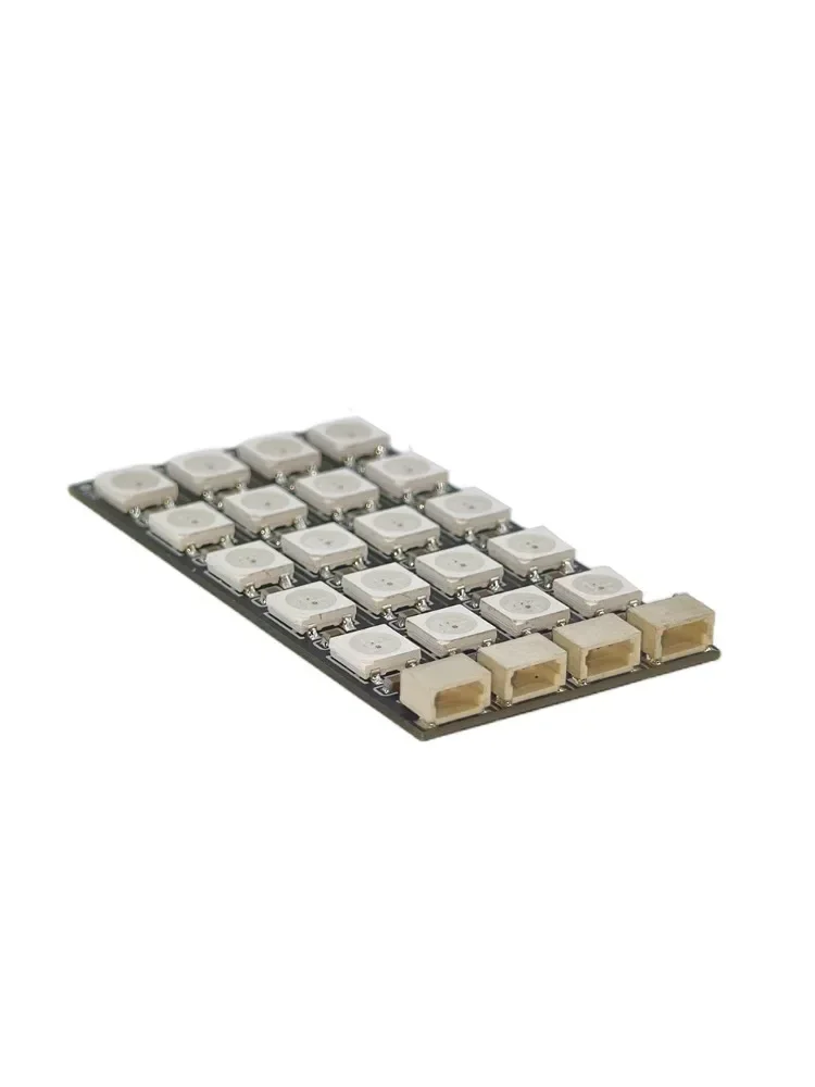 Bandes lumineuses LED programmables WS2812B pour drone FPV - Lot de 4