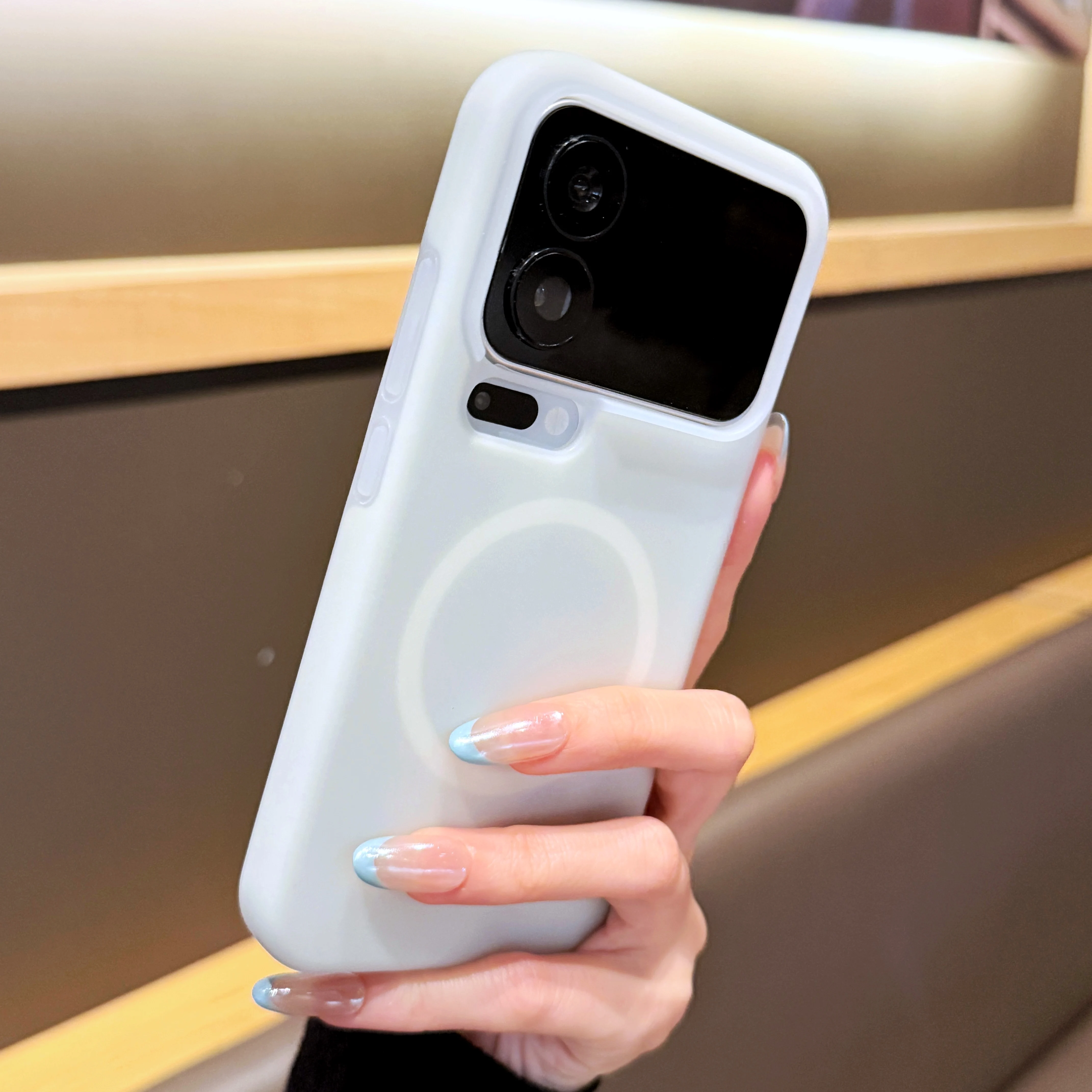 Jelly Liquid Silicone Magnetic Wireless Charging Matte Soft Phone Case
