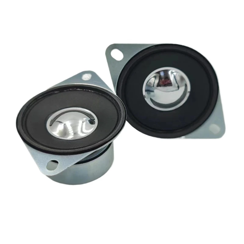 SOTAMIA 2Pcs 2 Inch Tweeter Speaker 4 Ohm 8 Ohm 10W Treble Speaker Anti-magnetic Mini Tweeter Audio Sound Loudspeaker with Ear