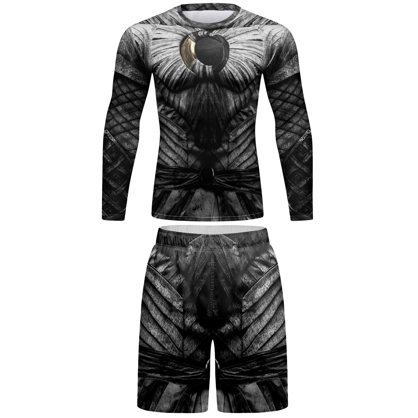 Cody Lundin High Quality Rashguards Active Wear Men's Boxing Gym Muscle Fitness Outdoor Golf Volleyball Training Sports Mma Sets 3