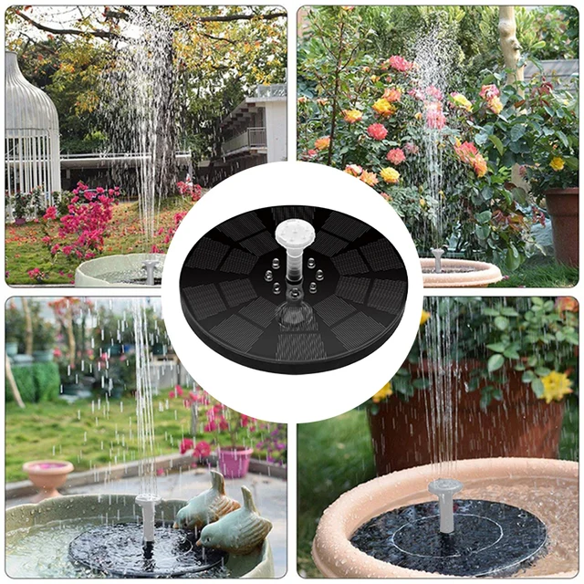 Napelemes Panel Készlet Vízszivattyú 3W -Os Öntözés Merülő Szivattyú 1600Mah Akkumulátor Színű Led -Es Lámpákkal Kerthez/Tó/Medence/Haltartály - Image 2