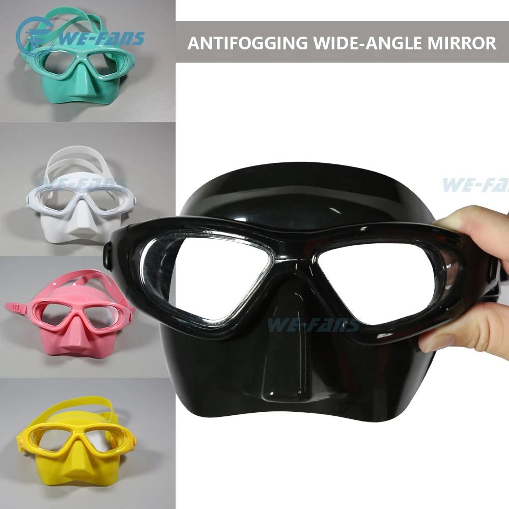 Swimming Goggles Snorkeling Diving Mask Diving Mask Diving Goggles We-Fans Extreme Low Volume Free Diving Mask