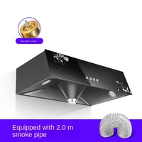 Suction Range Hood Household Kitchen Range Hood Chinese Small Automatic Cleaning Range Hood 1