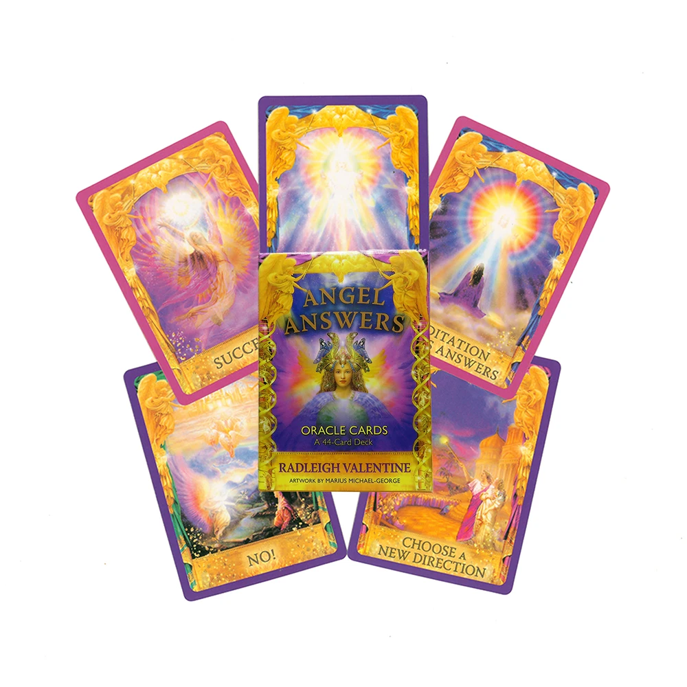 Archangel Oracle Card Astrology Light Seers Tarot Deck Everything Is Illuminated For Beginners With Guidebook Leisure Table Game