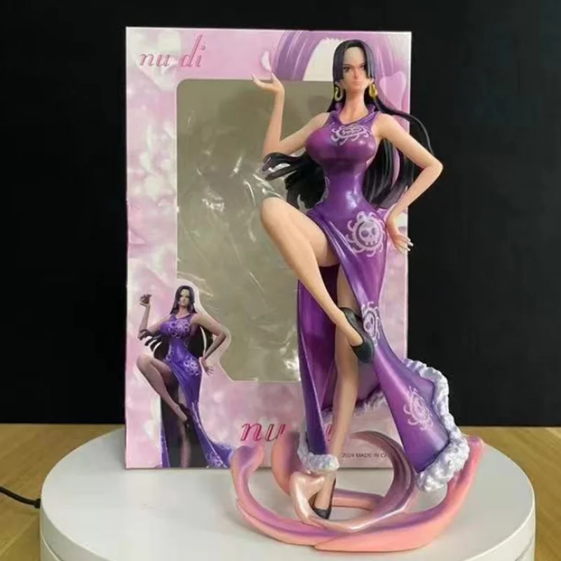 25cm One Piece Anime Figure C2 Uta Kimono Empress Boa Hancock High Quality Model Statue Boutique Decorative Collection Toys Gift
