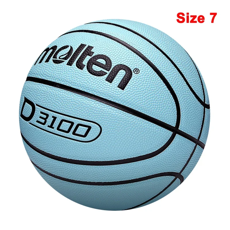 Molten Size 5 6 7 Basketball Black Gold PU Outdoor Indoor Balls Women Youth Man Match Training Basketalls Free Air Pump Bag 5