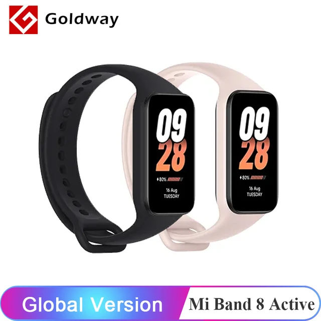 New Xiaomi Mi Band 8 Active Global Version 1.47 Smartband 50+ Fitness  Modes Heart Rate