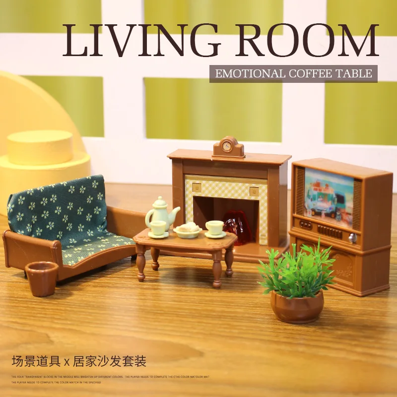 Family Games Dollhouses Playhouse Miniature Furniture Pretend Toys Princess Castles Villas Christmas Present Kids Toys