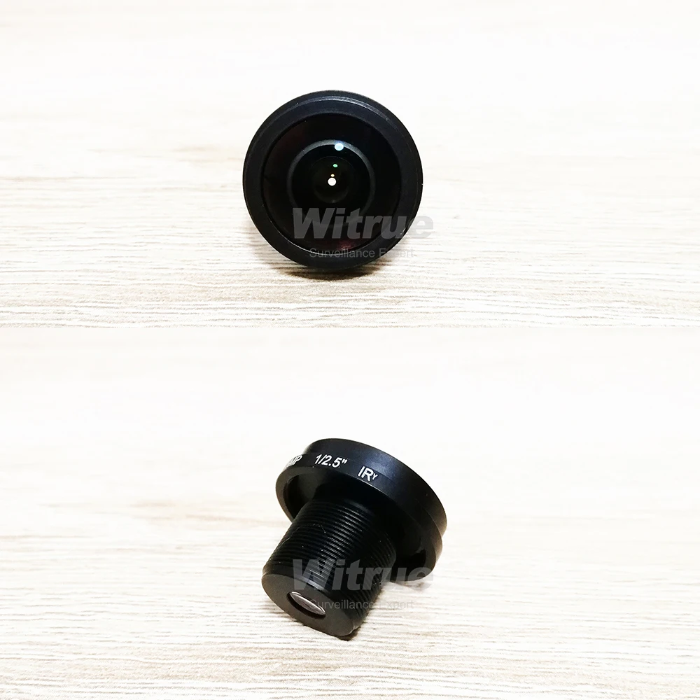 Witrue HD Fish eye CCTV Lens 5MP 1.7MM M12*0.5 Mount 1/2.5 F2.0 180 degree for IP Security CCTV Cameras Camera Lens