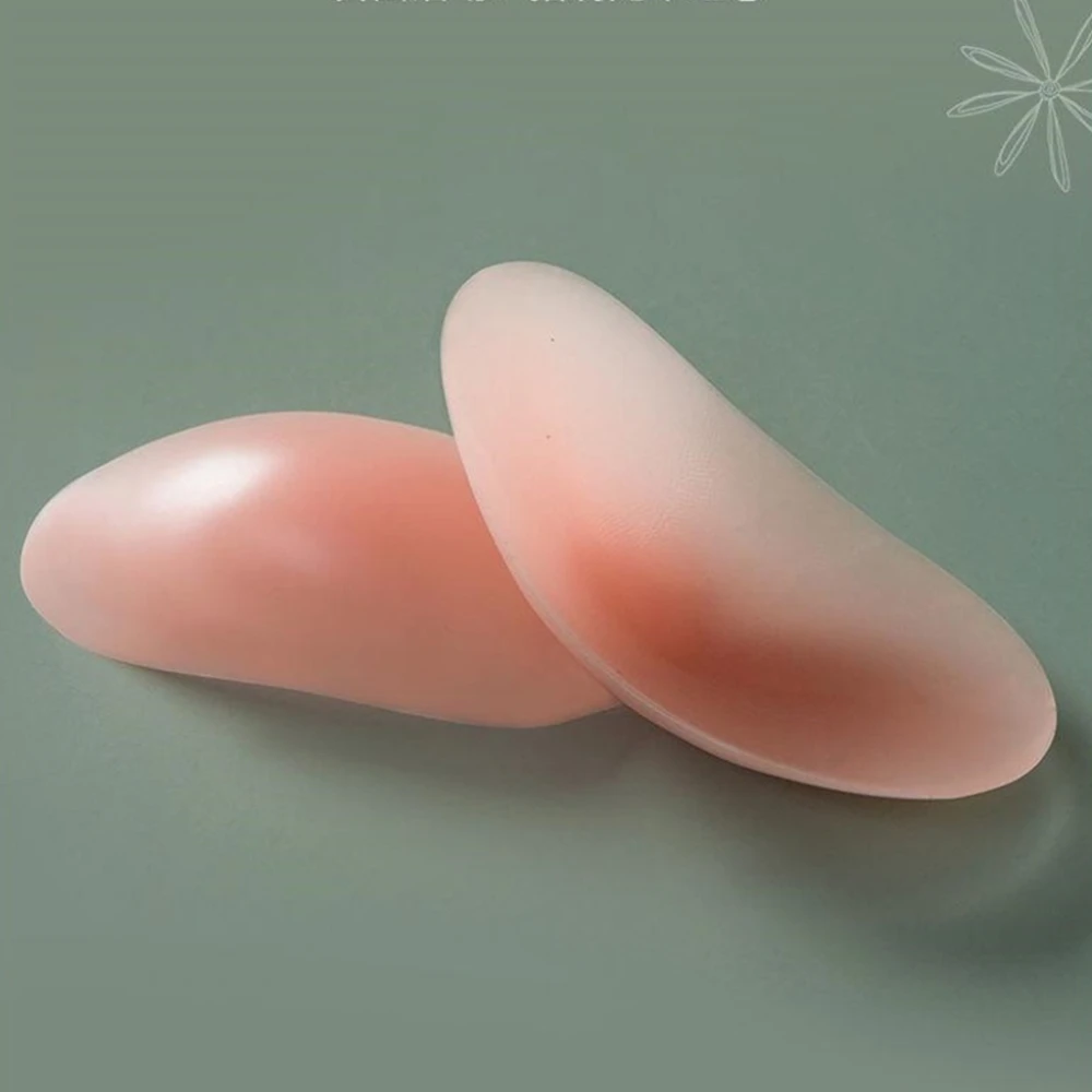 3D Self Adhesive Silicone Shoulder Pad Naturally Soft Breathable Anti-Slip Sponge Shoulder Push-up Pad DIY Clothes Sewing Tools