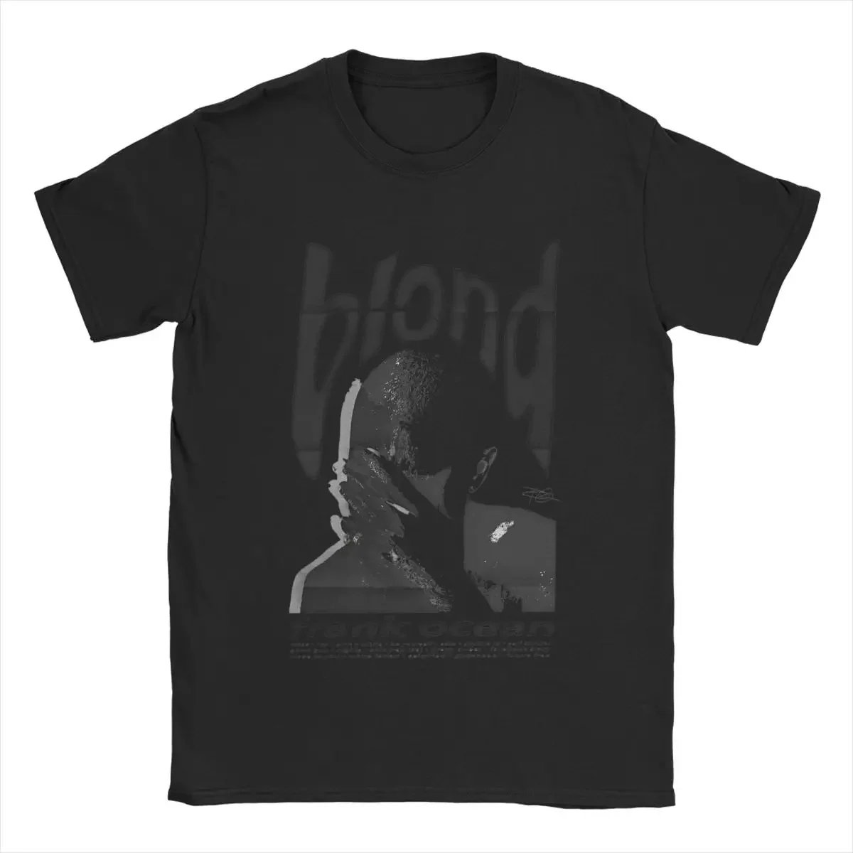 Blond Franks Rapper Ocean T Shirts Unisex Cotton Casual TShirt O Neck Hip Hop Music Tee Shirt Short Sleeve Merchandise Gift Idea 4