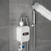 3000W Portable Electric Heater Digital Display Hot Water Heater 110V 220V Tankless Water Heater for Bathroom Hot Water Shower 4