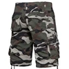 Men's Camo Shorts Summer Casual Half Pants Camouflage Outdoor Sports Short Pants Side Pocket Cotton Breathable Shorts 1