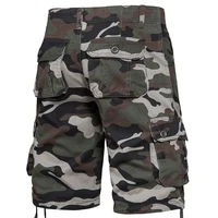 Men's Camo Shorts Summer Casual Half Pants Camouflage Outdoor Sports Short Pants Side Pocket Cotton Breathable Shorts 1