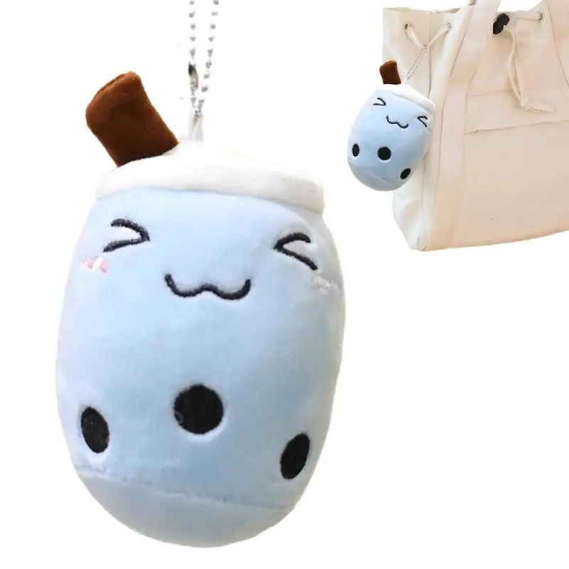 

Boba Stuffed Plush Boba Stuff Milk Tea Doll Toy Bubble Tea 12cm Cute Plushie Pendant Cartoon Boba Decor Gift For Christmas