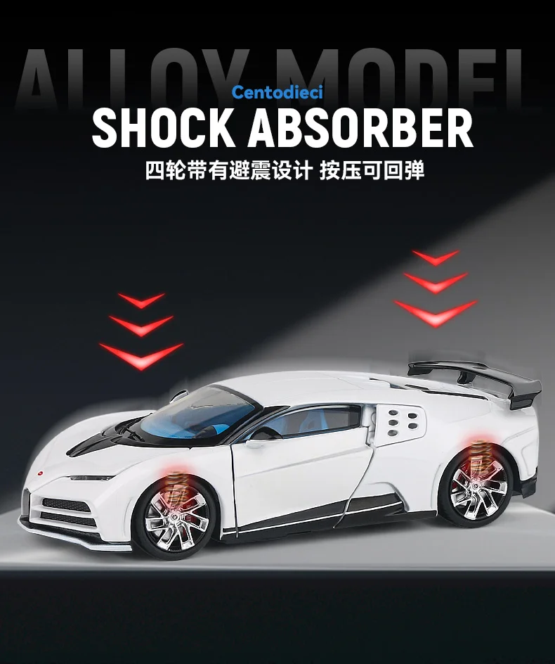 Bugatti EB110 Centodieci 1:32 Ölçekli Model Araba