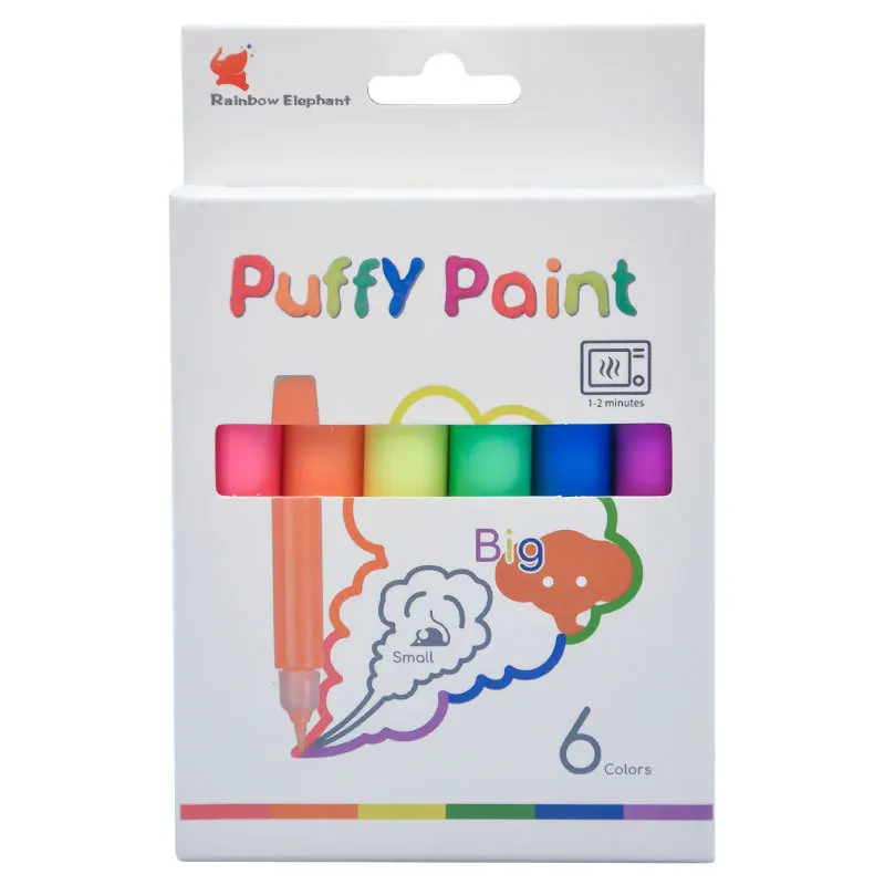 팝콘 펜 매직 버블 DIY 그래피티, 3 차원 확장 펜, 한국어 그림 펜, 미적 문구, 학용품