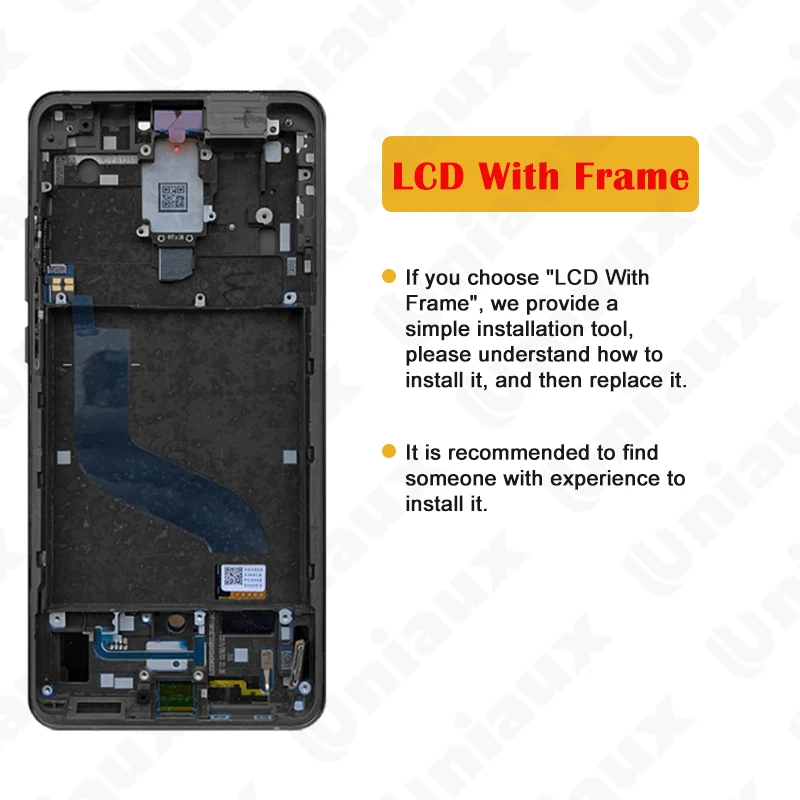 Display LCD TFT Per Xiaomi Mi 9T / Mi 9T Pro / Redmi K20 / K20 Pro – Kit Sostituzione Nero (Senza Impronta) - 3