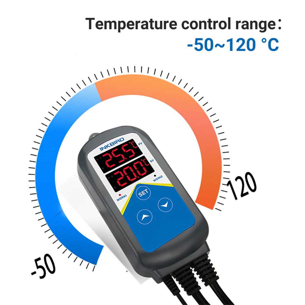 INKBIRD ITC-306T Pre-wired Heating Temperature Controller EU