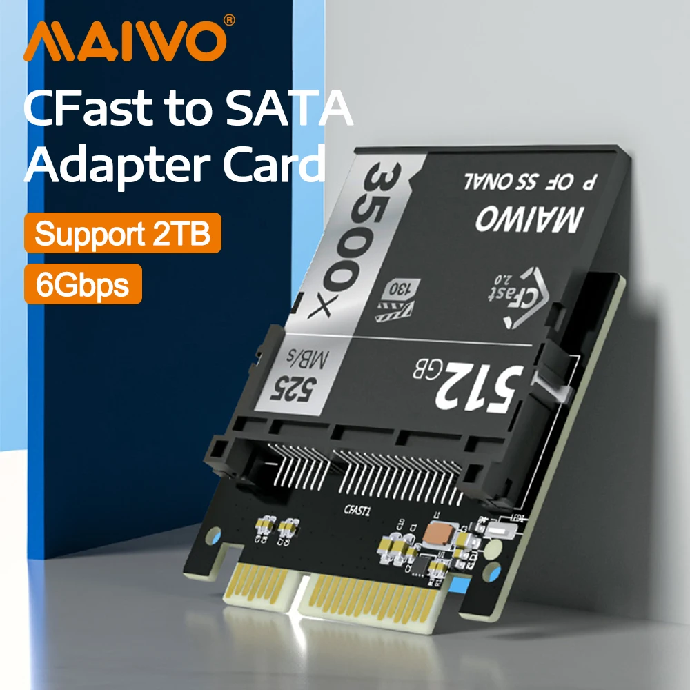 마이워 플래시 메모리 카드 어댑터 CFast to SATA 3.0 어댑터 카드 (C..