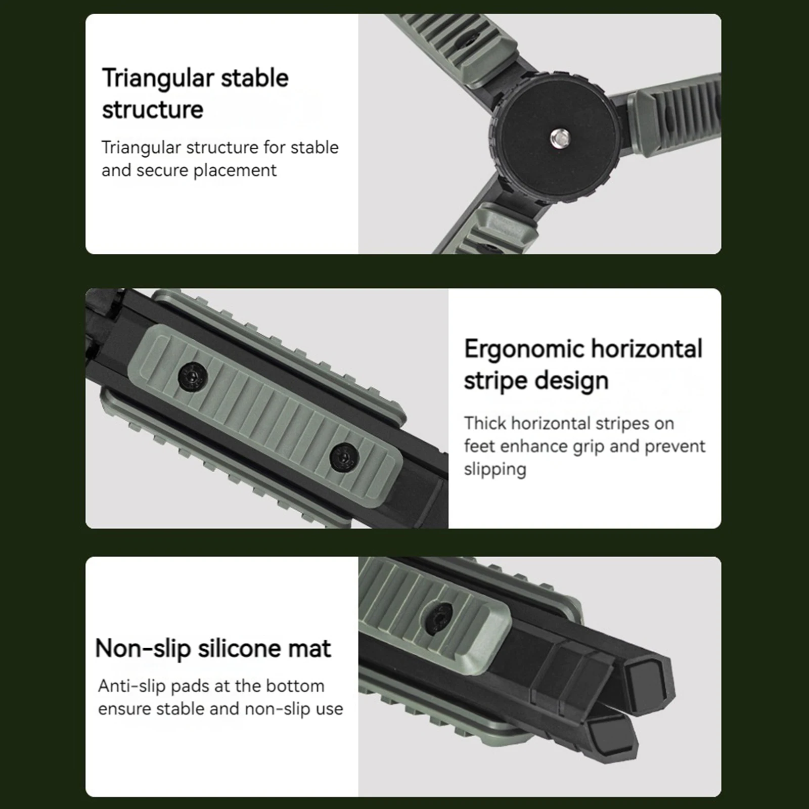 Camping Lamp Bracket Foldable Flexible Phone Holder Handheld Universal Tripod Camera Accessories