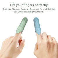Dog Toothbrush, 360° Cleaning Finger Toothbrush for Dogs, Food Grade Silicone Dog Finger Toothbrush for Dogs & Cats Dental Care 4