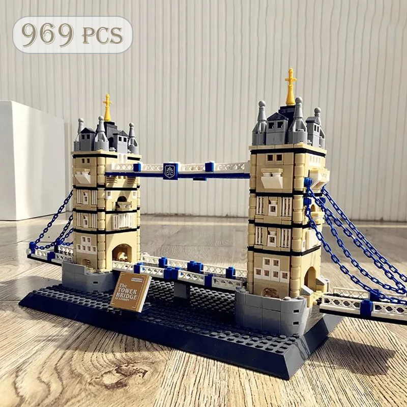 London Bridge Architecture Building Blocks Set Ancient Romane