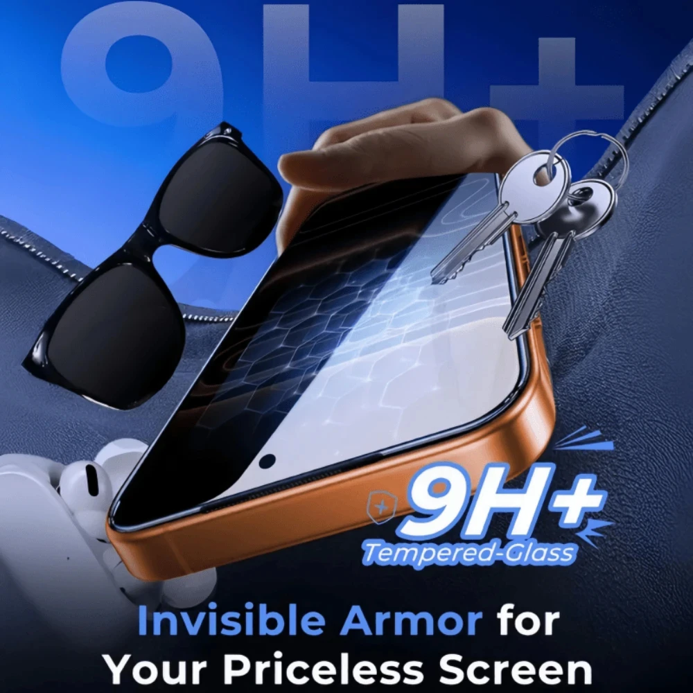 Privacy-Focused Easy Install Anti-Spy Tempered Glass Screen Protector