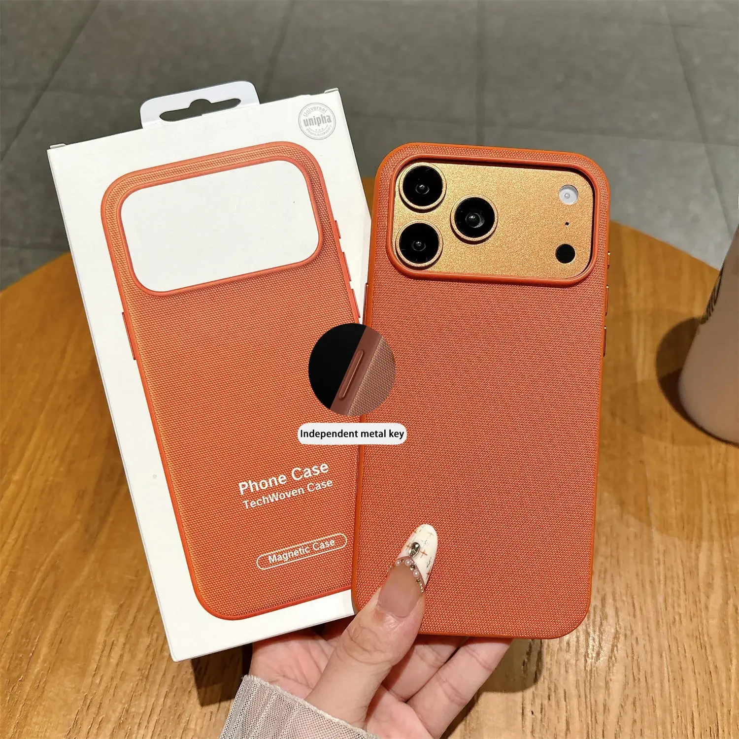 Premium Woven Magnetic Phone Case with Magsafe Compatibility