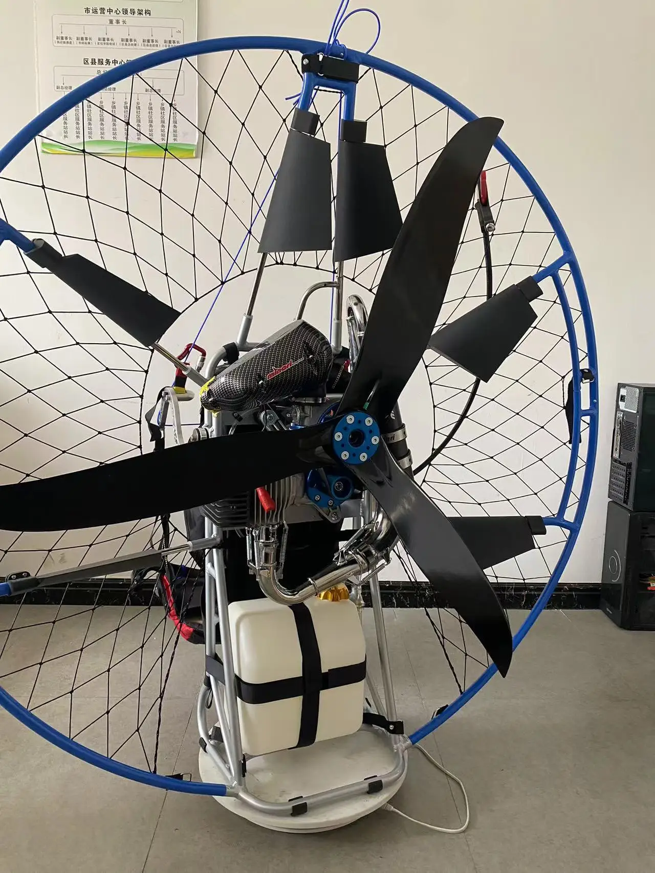 NEWJESETAIRJETPARAMOTORMINARIENGINE125CM3BLADESPROPELLER138CM