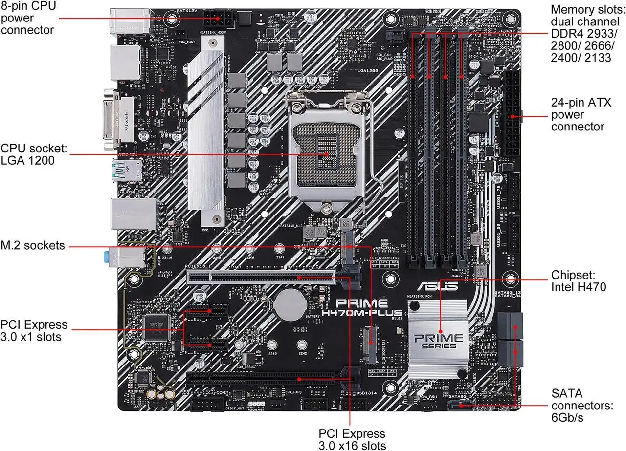 CPU Core i7 10700 ASUS PRIME H470-PLUS PRIME H470-PLUS｜Motherboards｜ASUS Global