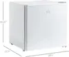 Mini Freezer Countertop, 1.1 Cu.Ft Compact Upright Freezer with Removable Shelves, Reversible Door for Home, Dorm, Apartment and 5
