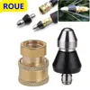 ROUE Sewer Cleaning Tool High-pressure Nozzle 5000psi Pipe Cleaner 1/4 Inch Connector 1