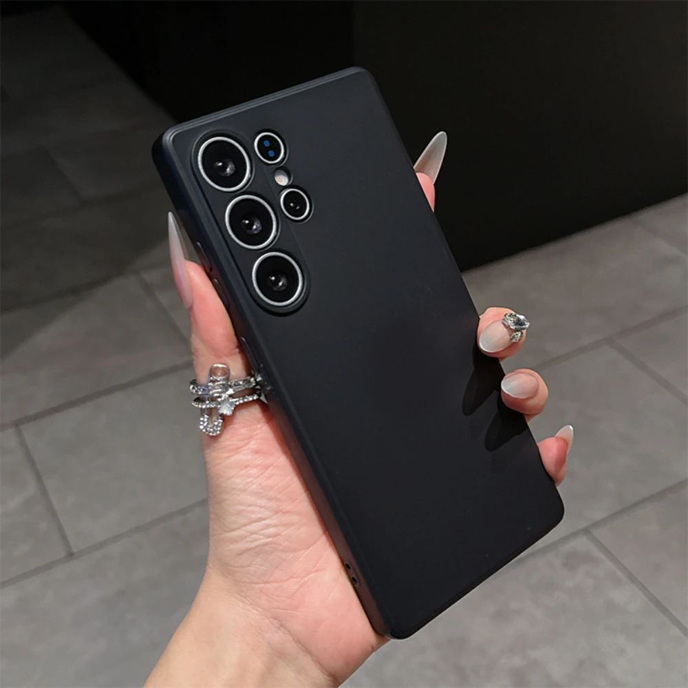 Enhanced Shockproof Soft Silicone Phone Case - Sleek TPU Bumper Protective Shell