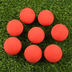 20-Pack Soft Foam Golf Practice Balls for Outdoor Training - Solid Color (Red 20 pcs)