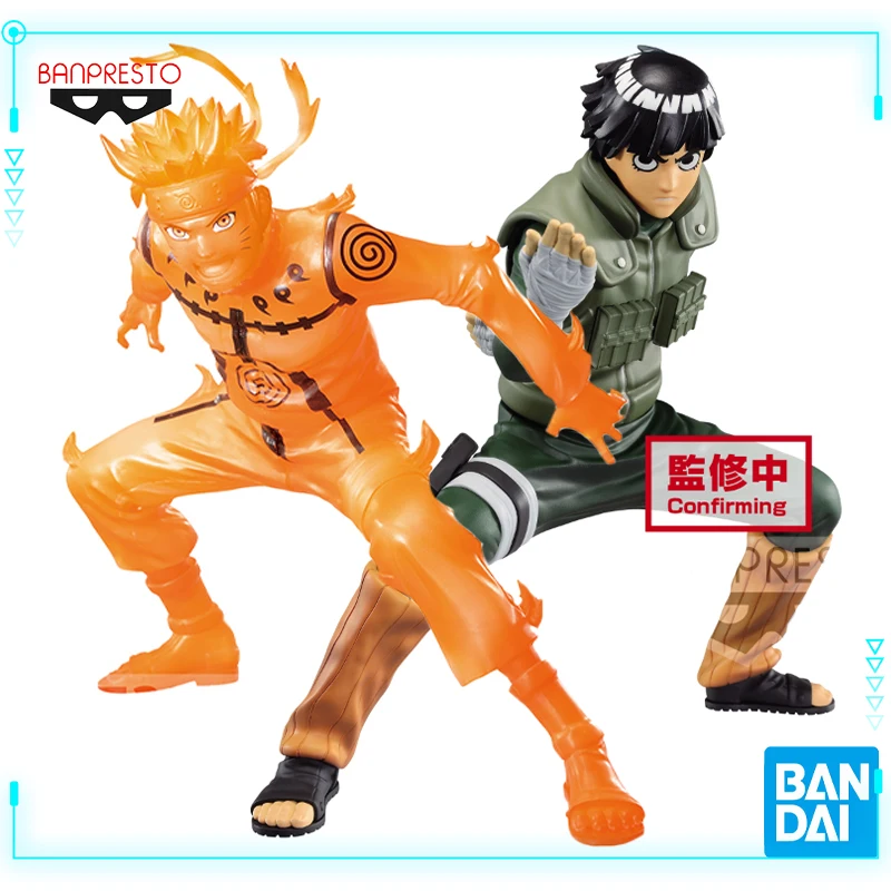 

Bandai Original Genuine BANPRESTO VIBRATION STARS NARUTO Shippuden ROCK LEE & Naruto Uzumaki Rock Lee Anime Figures Model Toys