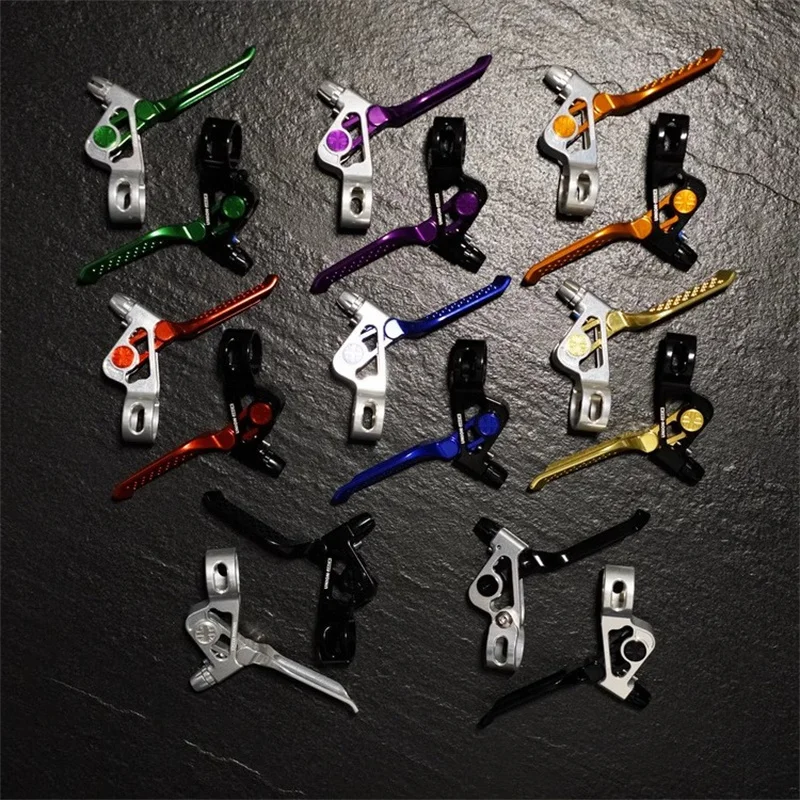 

2pcs Folding bicycle Ultralight brake lever for brompton for birdy hollow brake lever