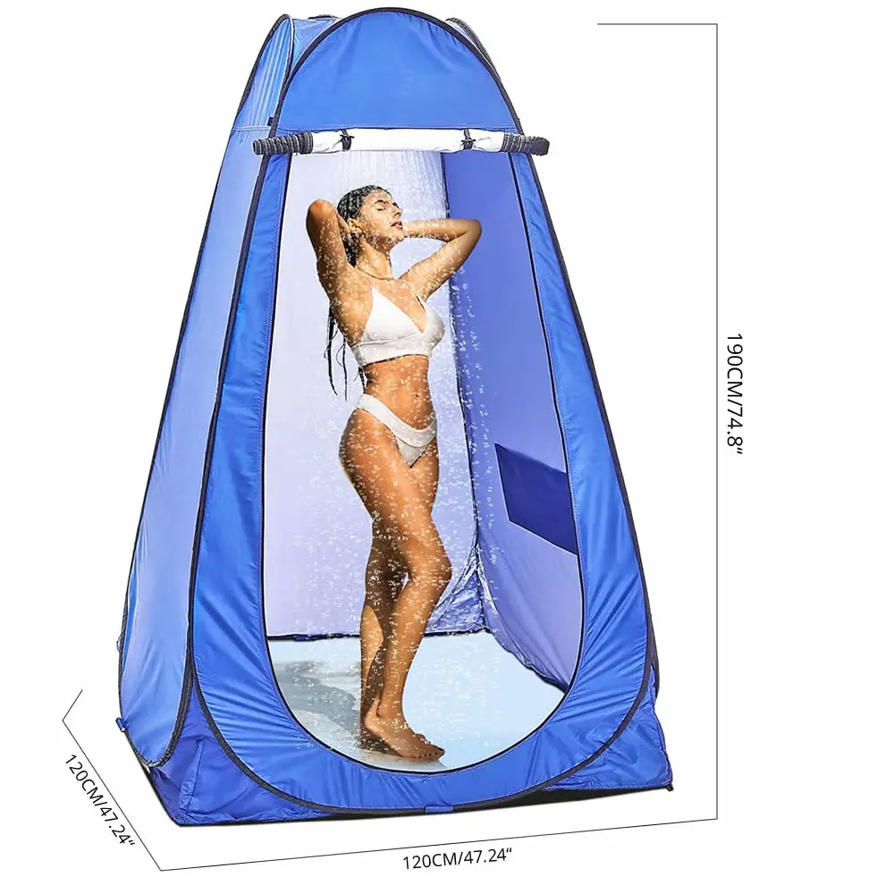 Shower Bath Changing Fitting Room Tent Shelter Camping Beach Privacy Toilet D1R1 