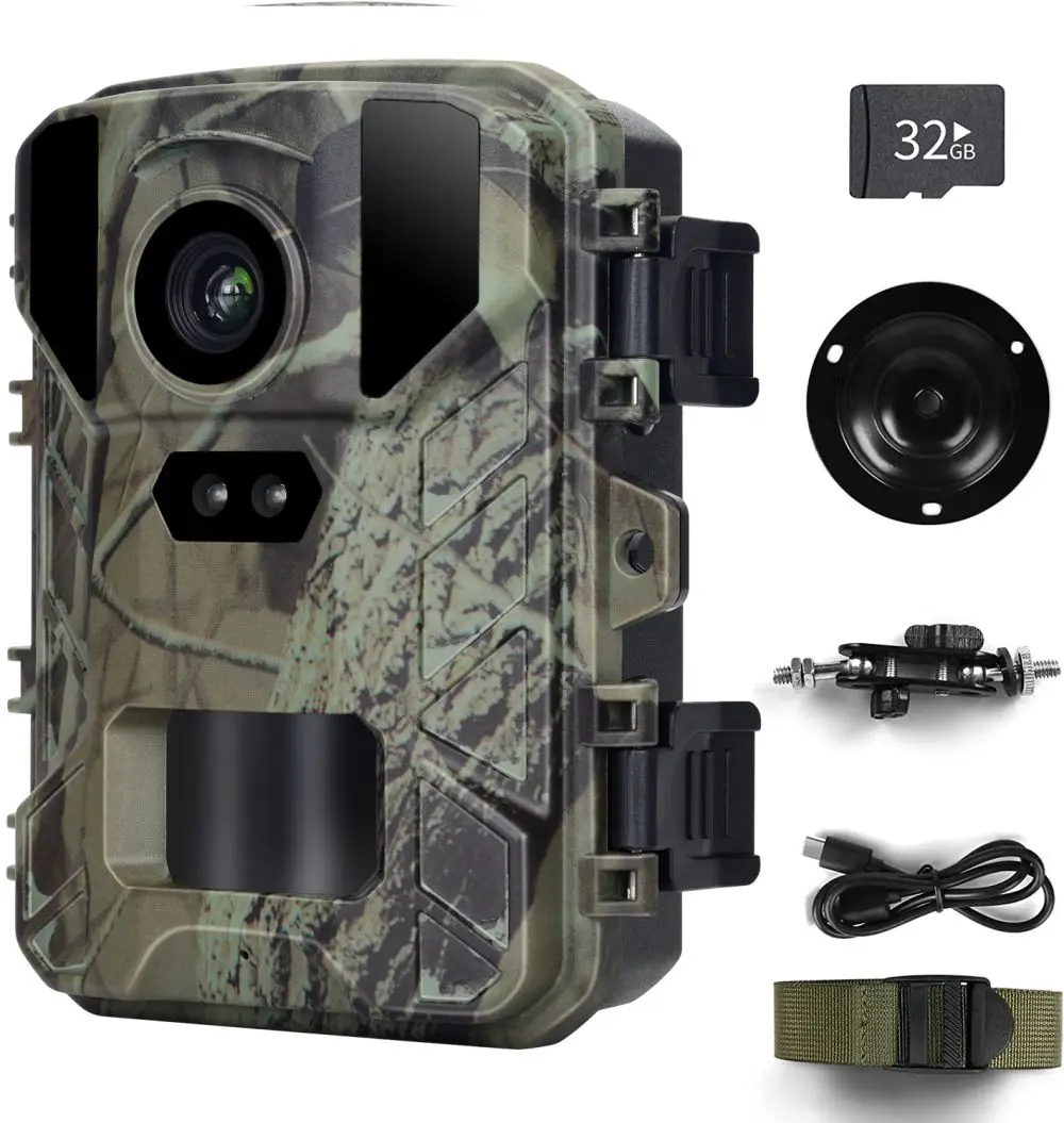 Outdoor Infrared Low Glow Arction Camera 4k 48MP Mini Trail Game Night Vision Waterproof Hunting Camera Wild Photo Trap Cam 3