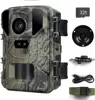 Outdoor Infrared Low Glow Arction Camera 4k 48MP Mini Trail Game Night Vision Waterproof Hunting Camera Wild Photo Trap Cam 3
