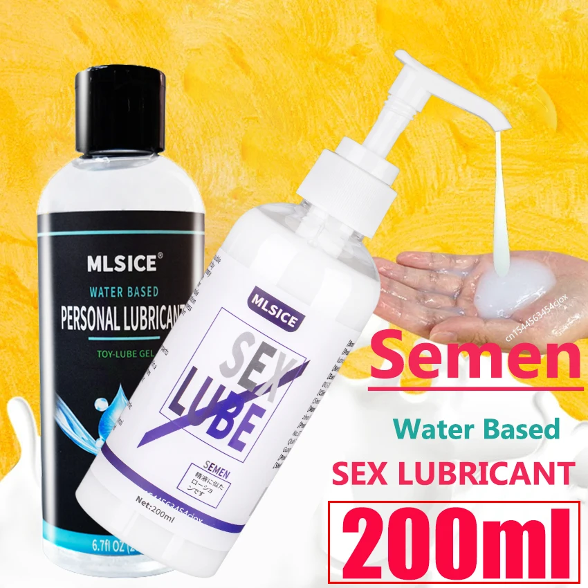 Anal Lubricant Sex Semen Lube Vagina Water Based Fake Sperm Lubrication Gay Adult Masturbation Intimate Toys Gel sex lubricant