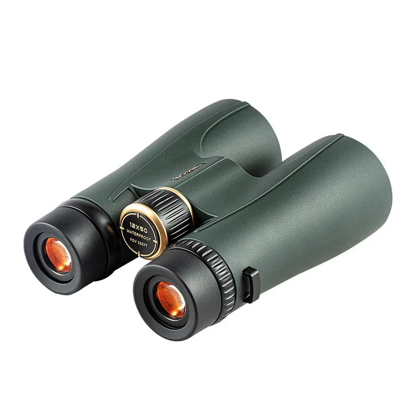TROSCAS 10X50ED/12X50 ED High Power Binoculars Nitrogen-filled Waterproof High-Definition BAK4 SMC Telescope for Outdoor Travel 6