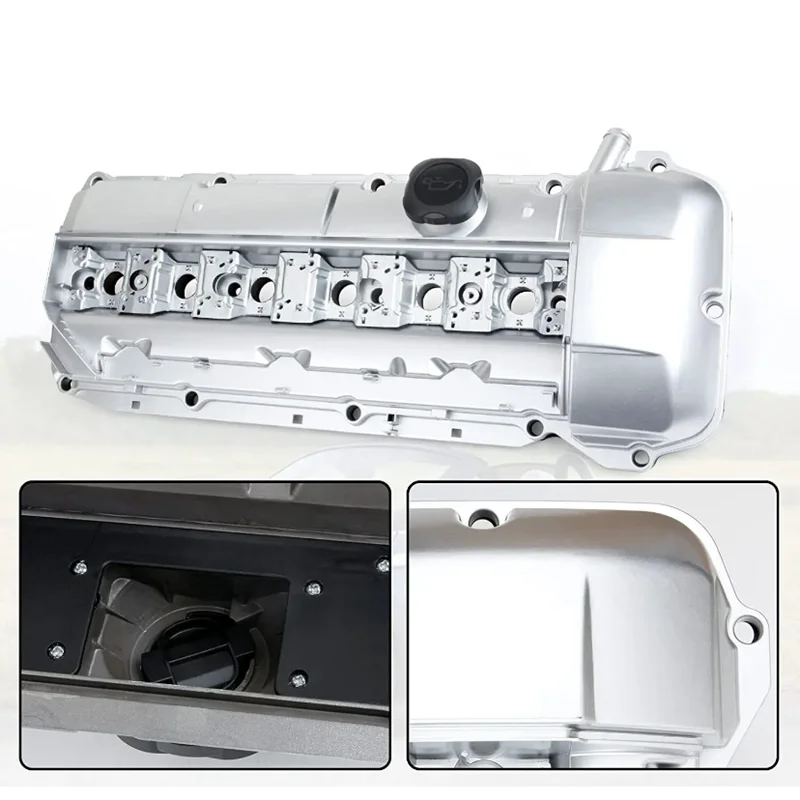 New Aluminum Engine Value Cover 11121432928 11121748630 for BMW M54/M52 E46 E39 E38 X5 E53 Z3