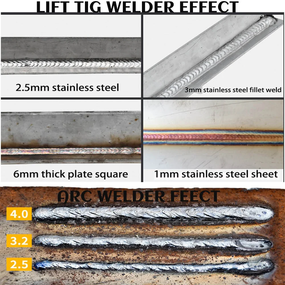 Tig Welding Machine IGBT HF DC Inverter Digital Welder Machine MMA TIG Welder Semi-automatic 2 in 1 Electric Argon Welding 5