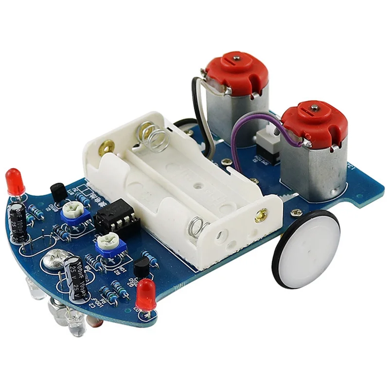 Practice Soldering Learning Electronics Kit Smart Car Project Kits Track Following RCar DIY Kit DIY Electronic Kit-Elect