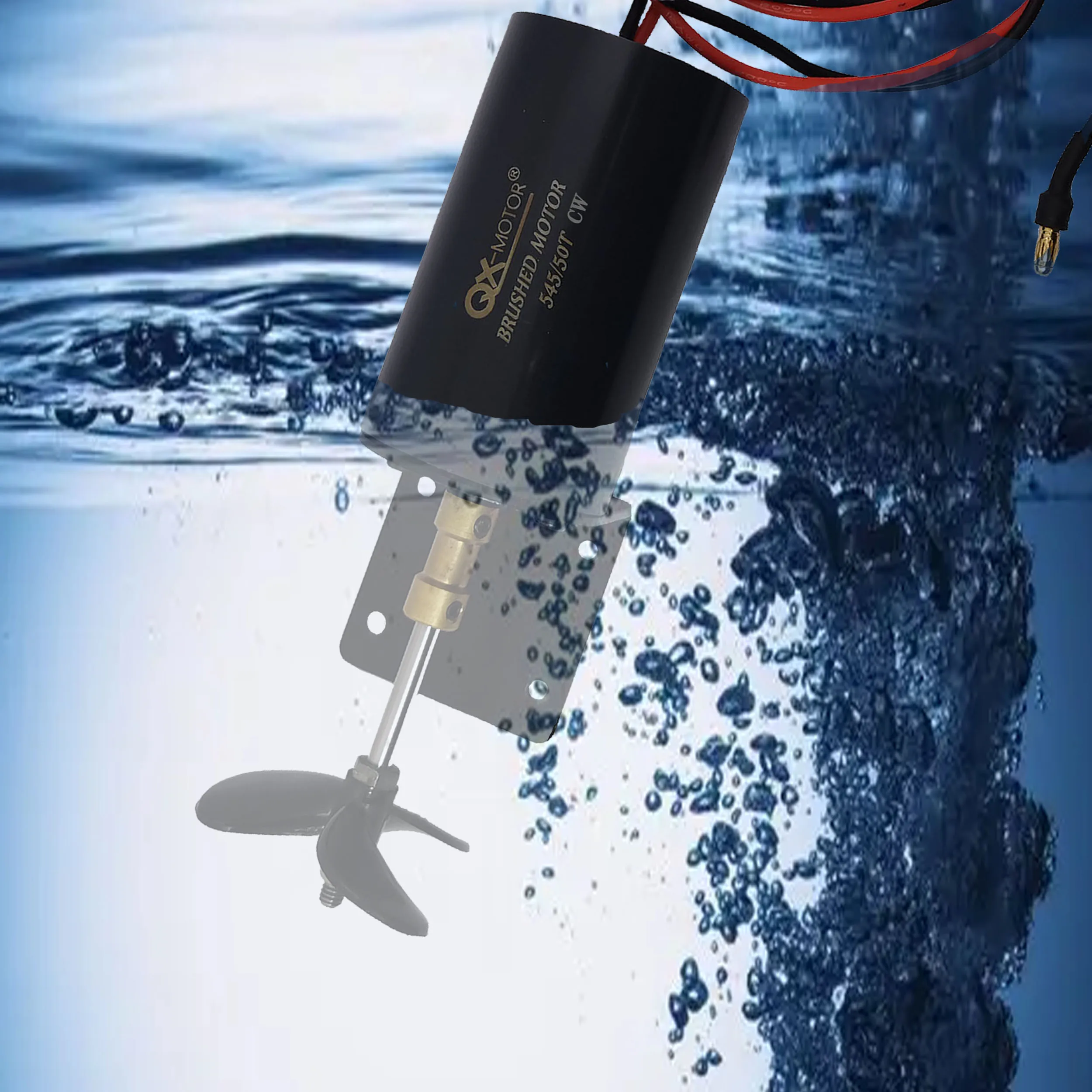 Underwater propeller 48mm propeller with 2s~4s motor, used for remote control of nest boats, trawling boats, unmanned ships 3
