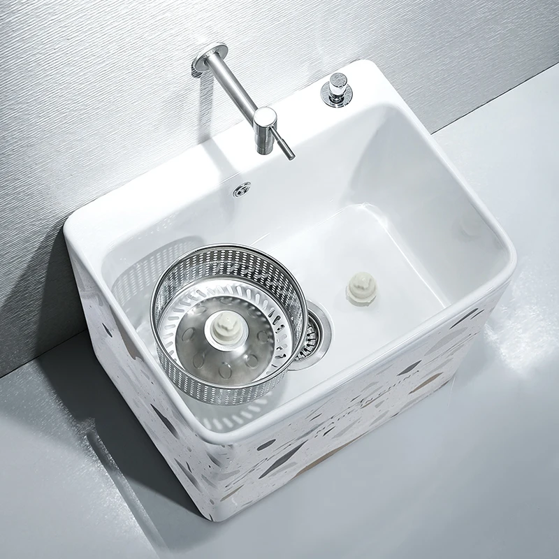 

ZL Double Drive Wash Mop Pool Mop Sink Floor Mop Basin Floor Type