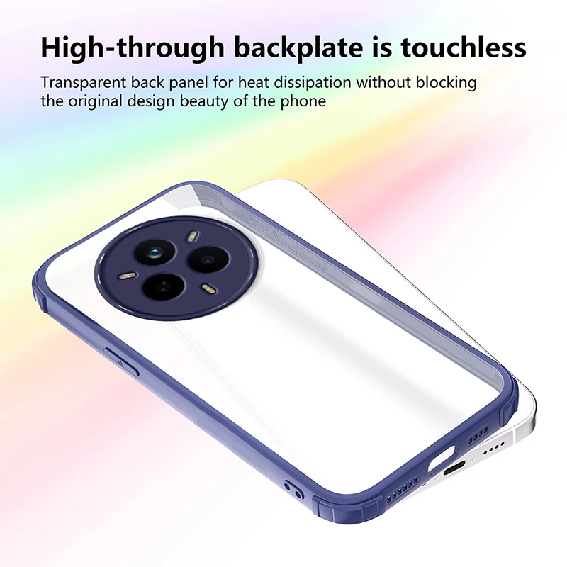 Simple Transparent Silicone Shockproof Clear Phone Case