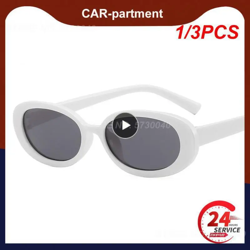 

Очки солнцезащитные женские в стиле ретро, модные Поляризационные солнечные очки с небольшой овальной оправой, с защитой UV400, 1/3 шт.